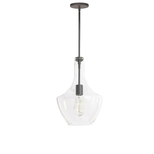 1lt Incandescent Pendant, Mb W/ Clr Glass | PTL-101P-MB