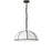 1lt Incandescent Pendant, Mb W/ Wh Shade & Bk Trim | PTO-201P-MB-BW