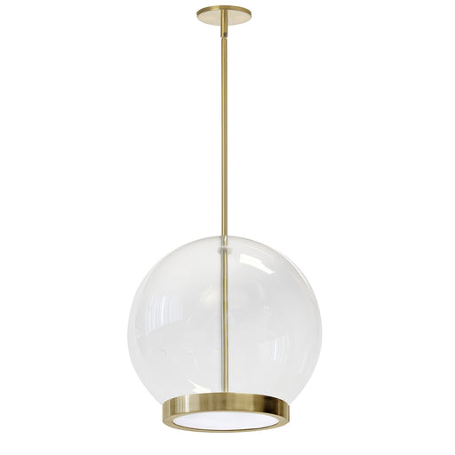 15w Pendant, Agb W/ Clr Glass | PTS-1215LEDP-AGB