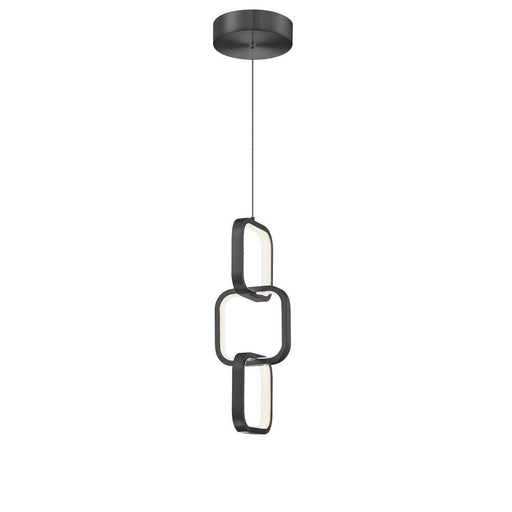 20w Pendant, Mb W/ Wh Silicone Diff | PTY-1522LEDP-MB