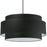  4 Light  Incandescent Chandelier, Mb W/ Bk Shade | PYA-304C-MB-BK