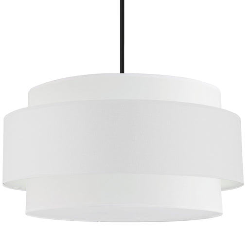  4 Light  Incandescent Chandelier, Mb W/ Wh Shade | PYA-304C-MB-WH