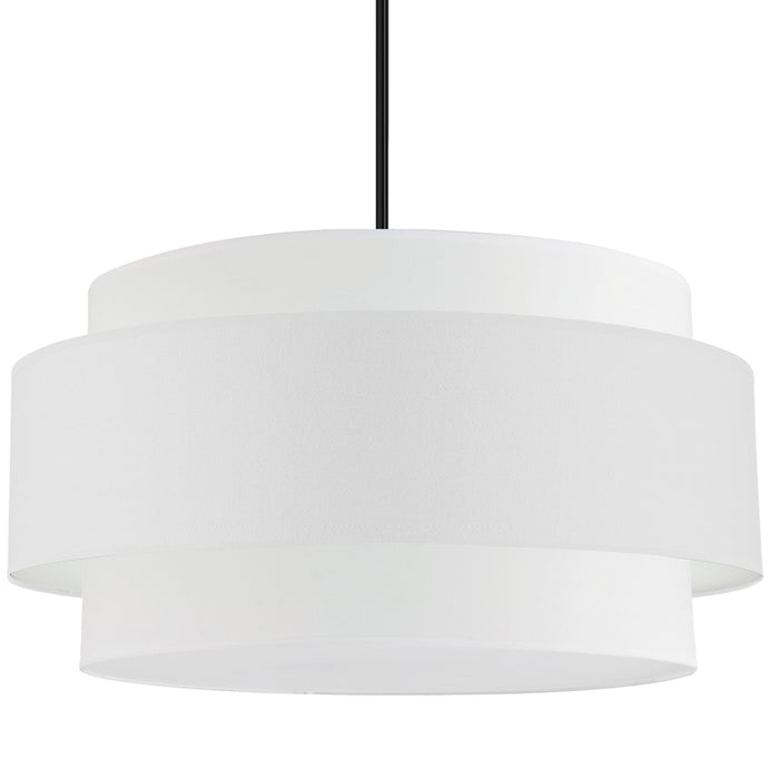  4 Light  Incandescent Chandelier, Mb W/ Wh Shade | PYA-304C-MB-WH