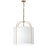  3 Light  Incandescent Pendant, Gld W/ Wh Shade | QCY-221P-GLD-WH