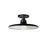 1 Light Semi- Flush Mount, Matte Black | QTN-121SF-MB