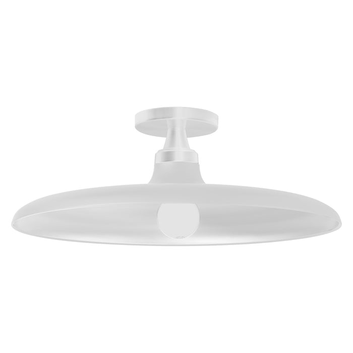1 Lightt Semi- Flush Mount, Mw | QTN-181SF-MW
