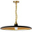 1lt Pendant, Agb W/ Mb & Gld Shade | QTN-241P-MB-AGB