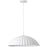 1 Light Ribbed Dome Pendant, Matte White | RAI-201P-MW