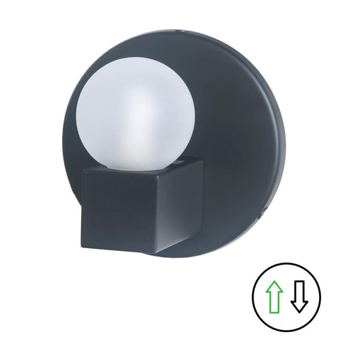 1lt Vanity, Mb W/ Frosted Glass | RAL-41W-MB