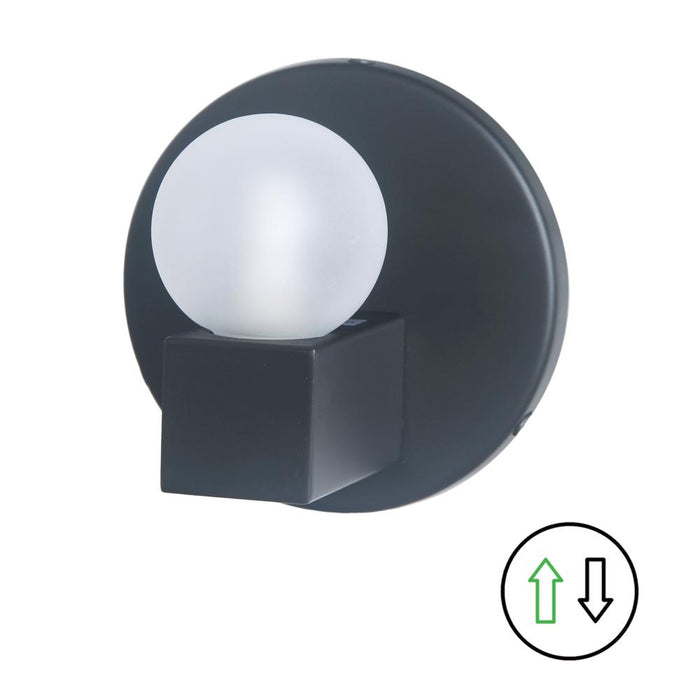 1lt Vanity, Mb W/ Frosted Glass | RAL-41W-MB