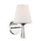 Crystorama Ramsey 1 Light Polished Nickel Sconce