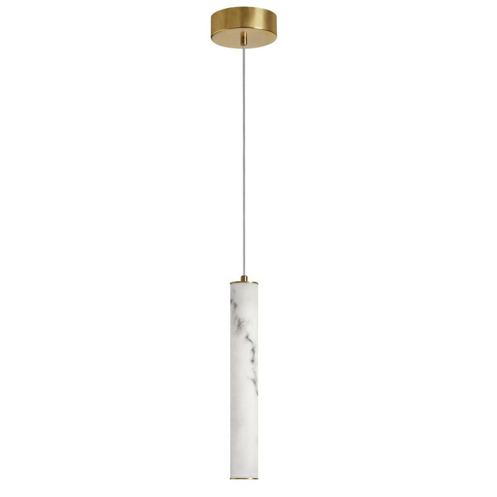 10w Pendant, Agb W/ Faux Alabaster | RBN-1210P-AGB-ALB