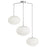 3 Light  Pendant, Pc W/ Wh Opal Glass | RCL-323P-PC