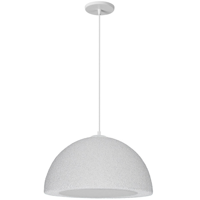1 Light Pendant, Matte White | REE-161P-MW