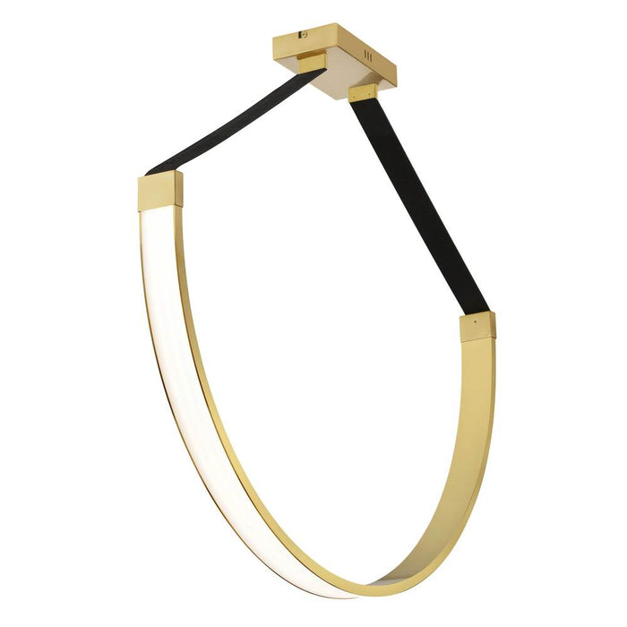 50w Pendant, Agb W/ Wh Silicone Diff | REG-401LEDP-AGB