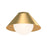 Remy 14-in Brushed Gold/opal Glass 1 Light Flush Mount | FM485214BGOP