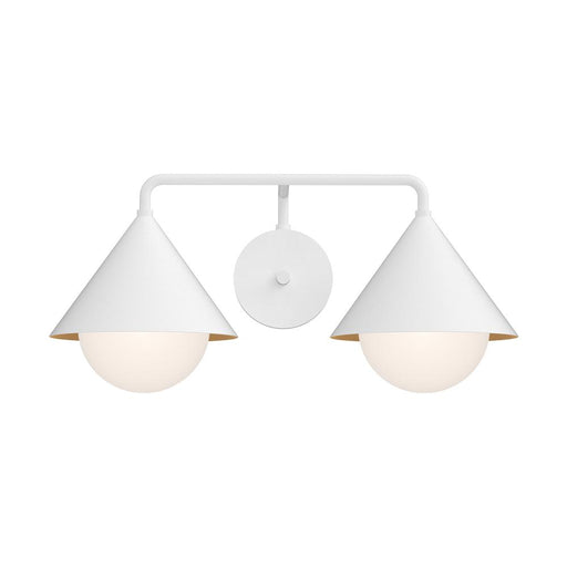 Remy 21-in White/opal Glass 2 Lights Vanity | VL485221WHOP