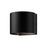 Rene 6-in Black Led Exterior Wall Sconce | EW39506-BK-UNV