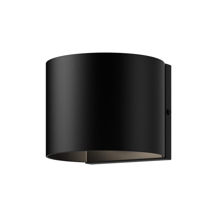 Rene 6-in Black Led Exterior Wall Sconce | EW39506-BK-UNV