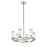 Alora Revolve Clear Glass/Polished Nickel 6 Lights Chandeliers