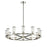 Alora Revolve Clear Glass/Polished Nickel 12 Lights Chandeliers