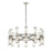 Alora Revolve Clear Glass/Polished Nickel 24 Lights Chandeliers