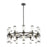 Alora Revolve Clear Glass/Urban Bronze 24 Lights Chandeliers