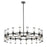 Alora Revolve Clear Glass/Urban Bronze 36 Lights Chandeliers