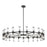 Alora Revolve Clear Glass/Urban Bronze 42 Lights Chandeliers