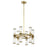 Revolve Clear Glass/natural Brass 12 Lights Chandeliers | CH309066NBCG