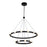 Rezz 36-in Black Led Chandeliers | CH63436-BK