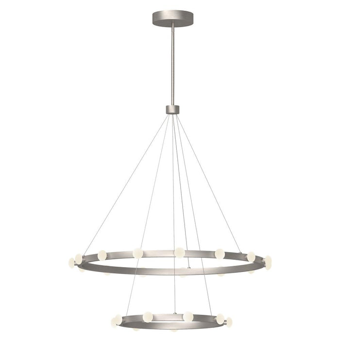 Rezz 36-in Brushed Nickel Led Chandeliers | CH63436-BN