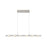 Rezz 36-in Brushed Nickel Led Linear Pendant | LP63436-BN