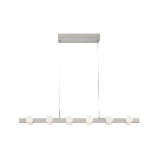 Rezz 36-in Brushed Nickel Led Linear Pendant | LP63436-BN
