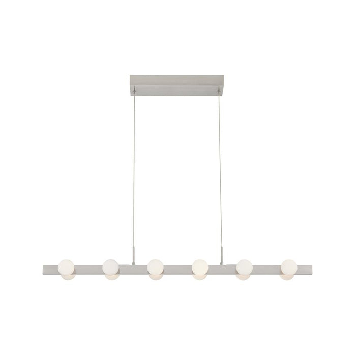 Rezz 36-in Brushed Nickel Led Linear Pendant | LP63436-BN
