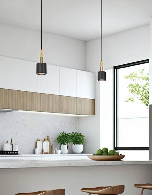 1lt Pendant, Mb & Agb W/ Fr Diffuser | RHS-1P-MB-AGB