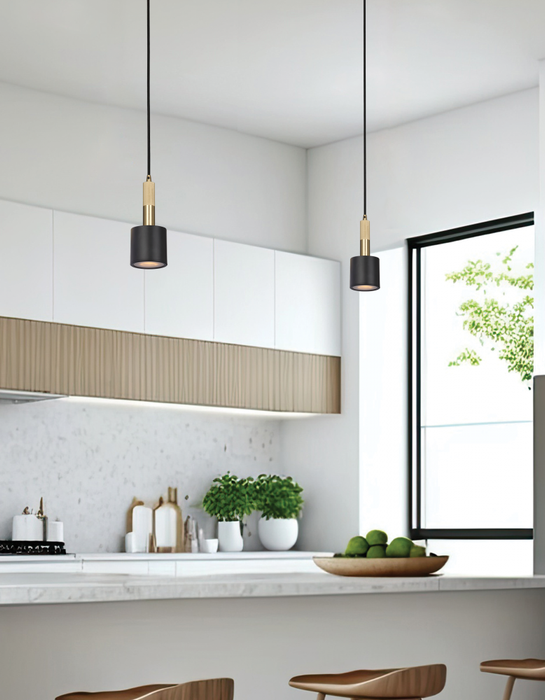 1lt Pendant, Mb & Agb W/ Fr Diffuser | RHS-1P-MB-AGB