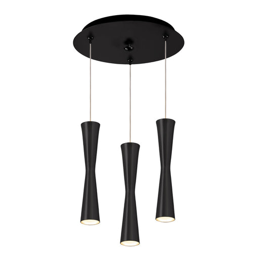 Robson 11-in Black 3-light Multi Pendant | MP42502BK-03
