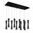 Robson 27-in Black 10-light Multi Pendant | MP42502BK-10