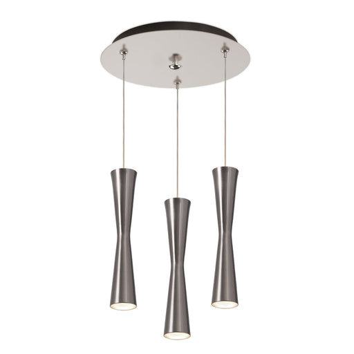 Robson 11-in Brushed Nickel 3-light Multi Pendant | MP42502BN-03