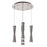 Robson 14-in Brushed Nickel 5-light Multi Pendant | MP42502BN-05