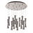 Robson 24-in Brushed Nickel 13-light Multi Pendant | MP42502BN-13