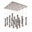 Robson 19-in Brushed Nickel 16-light Multi Pendant | MP42502BN-16
