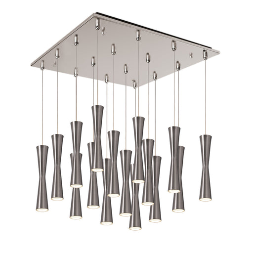 Robson 19-in Brushed Nickel 16-light Multi Pendant | MP42502BN-16