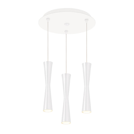 Robson 11-in White 3-light Multi Pendant | MP42502WH-03