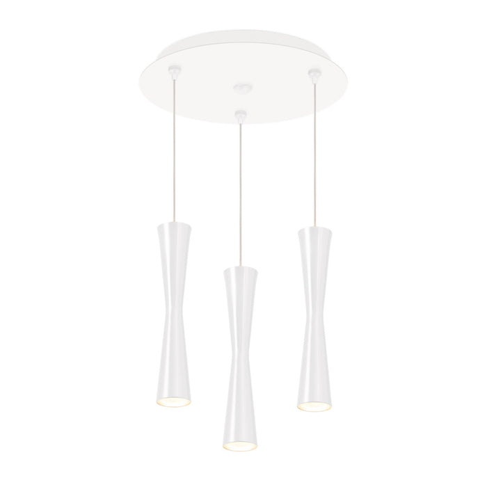 Robson 11-in White 3-light Multi Pendant | MP42502WH-03