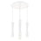 Robson 14-in White 5-light Multi Pendant | MP42502WH-05