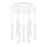 Robson 18-in White 9-light Multi Pendant | MP42502WH-09