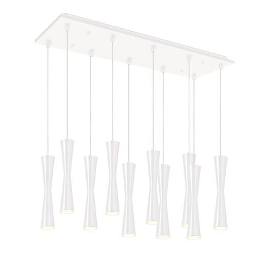 Robson 27-in White 10-light Multi Pendant | MP42502WH-10