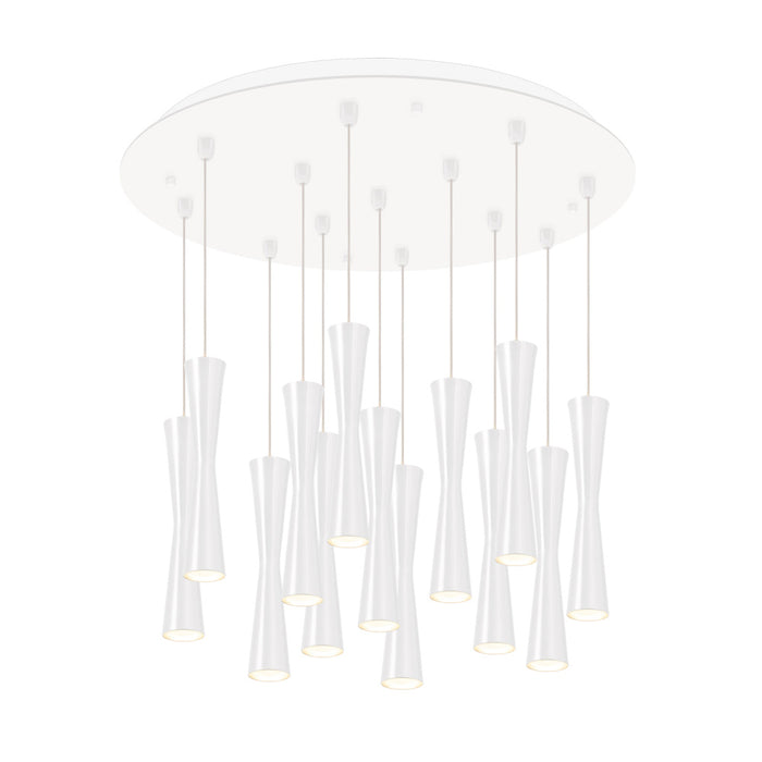 Robson 24-in White 13-light Multi Pendant | MP42502WH-13